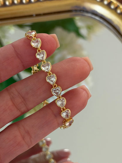 Golden Heart Bracelet