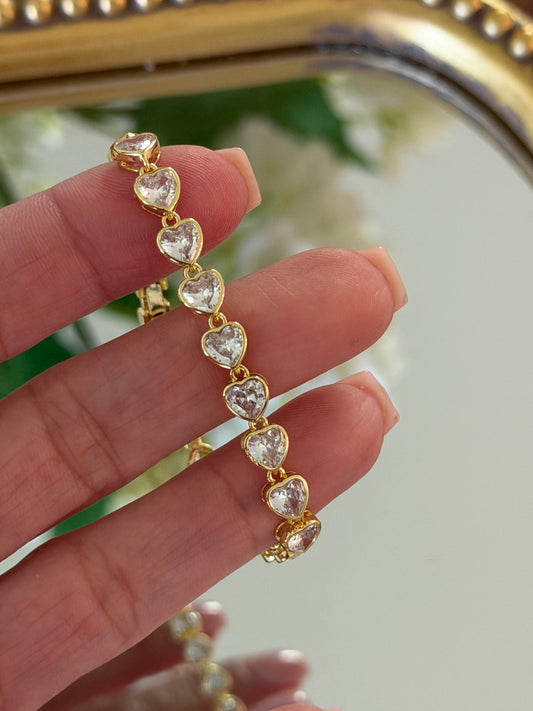 Golden Heart Bracelet