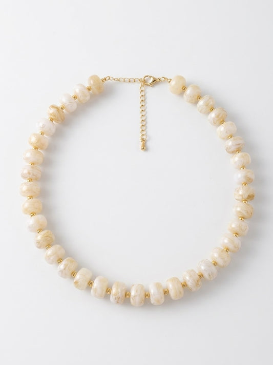 Resin & Gold Necklace