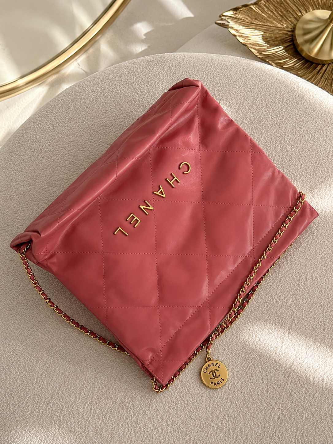 ✨ Quilted Chain Tote Bag