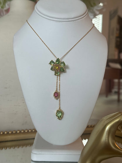 Luxe Petal Drop Necklace