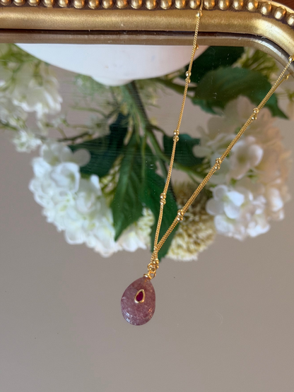 Rosé Glow Pendant