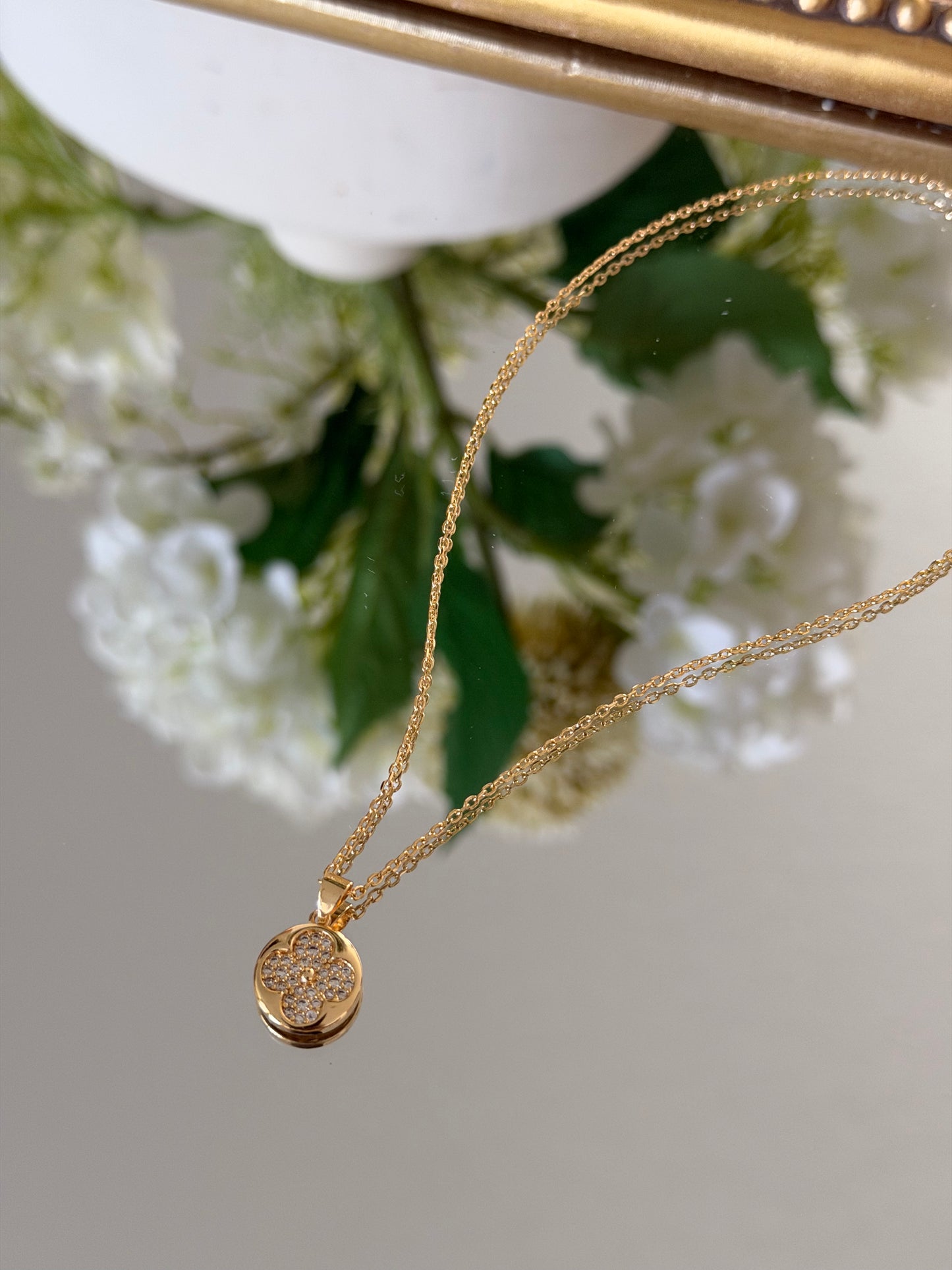 Gold Flower Necklace