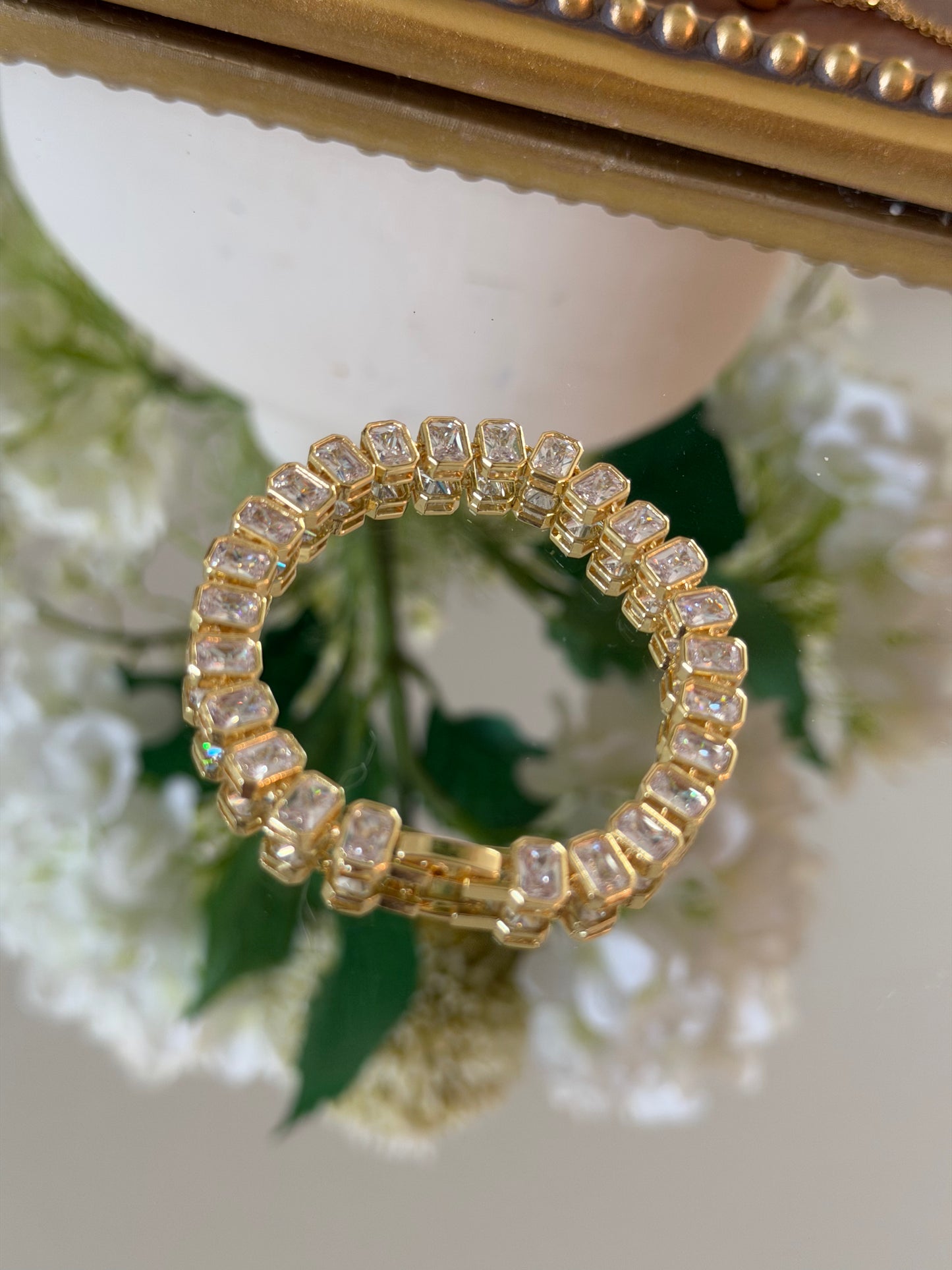 Rectangle Crystal Bracelet