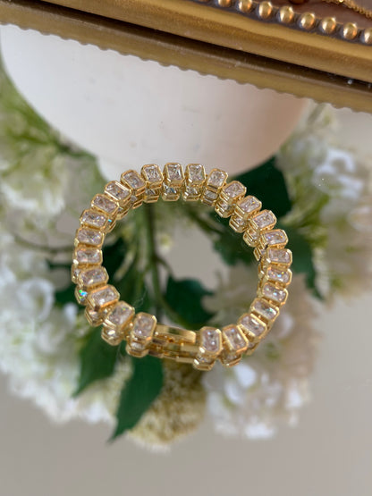 Rectangle Crystal Bracelet