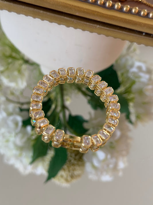 Rectangle Crystal Bracelet